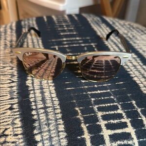 Ray-Ban Silver and Gold Sunglasses